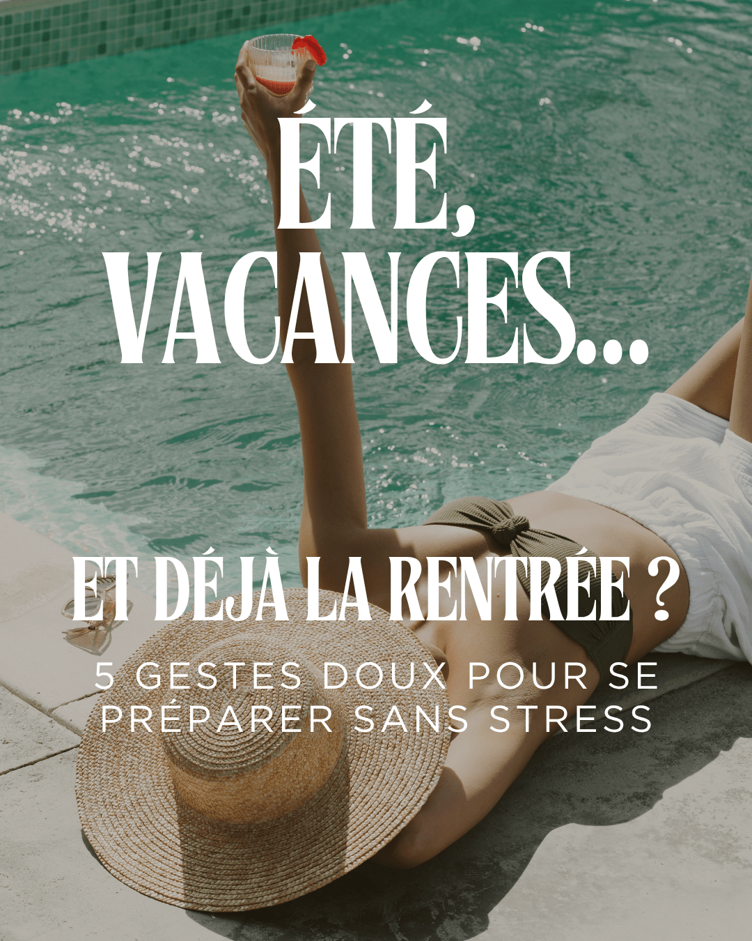L’été, c’est les vacances… mais aussi, doucement, la préparation de la rentrée... - Maison Fantine