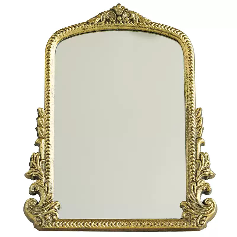 Miroir Doré Sculpté – Style Rétro