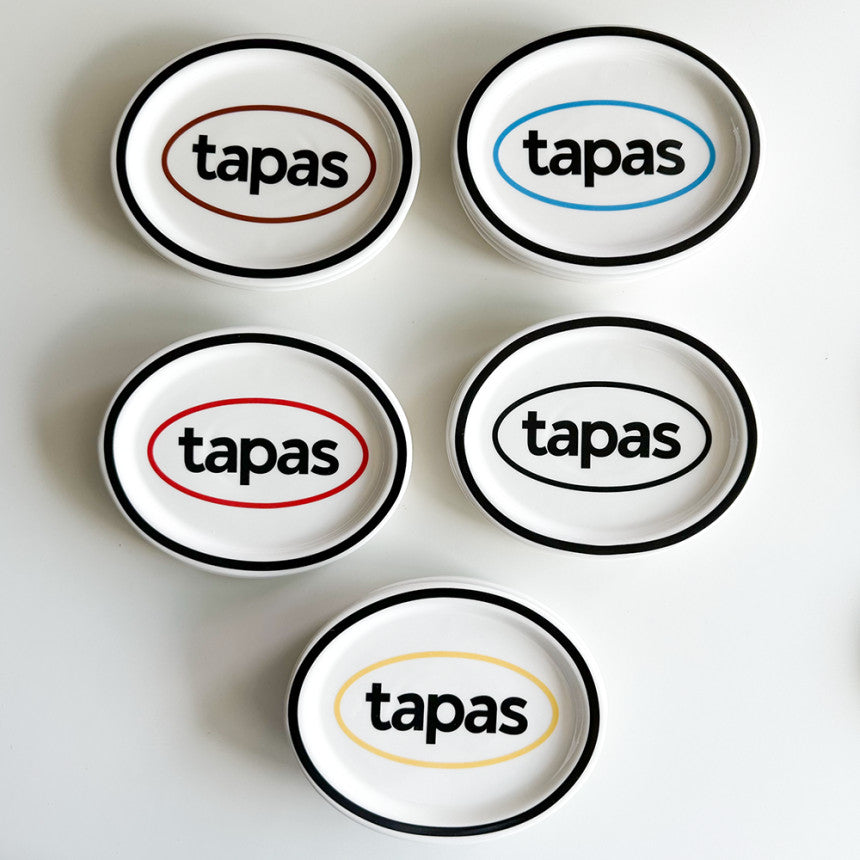 Assiette Tapas Ovale en Céramique
