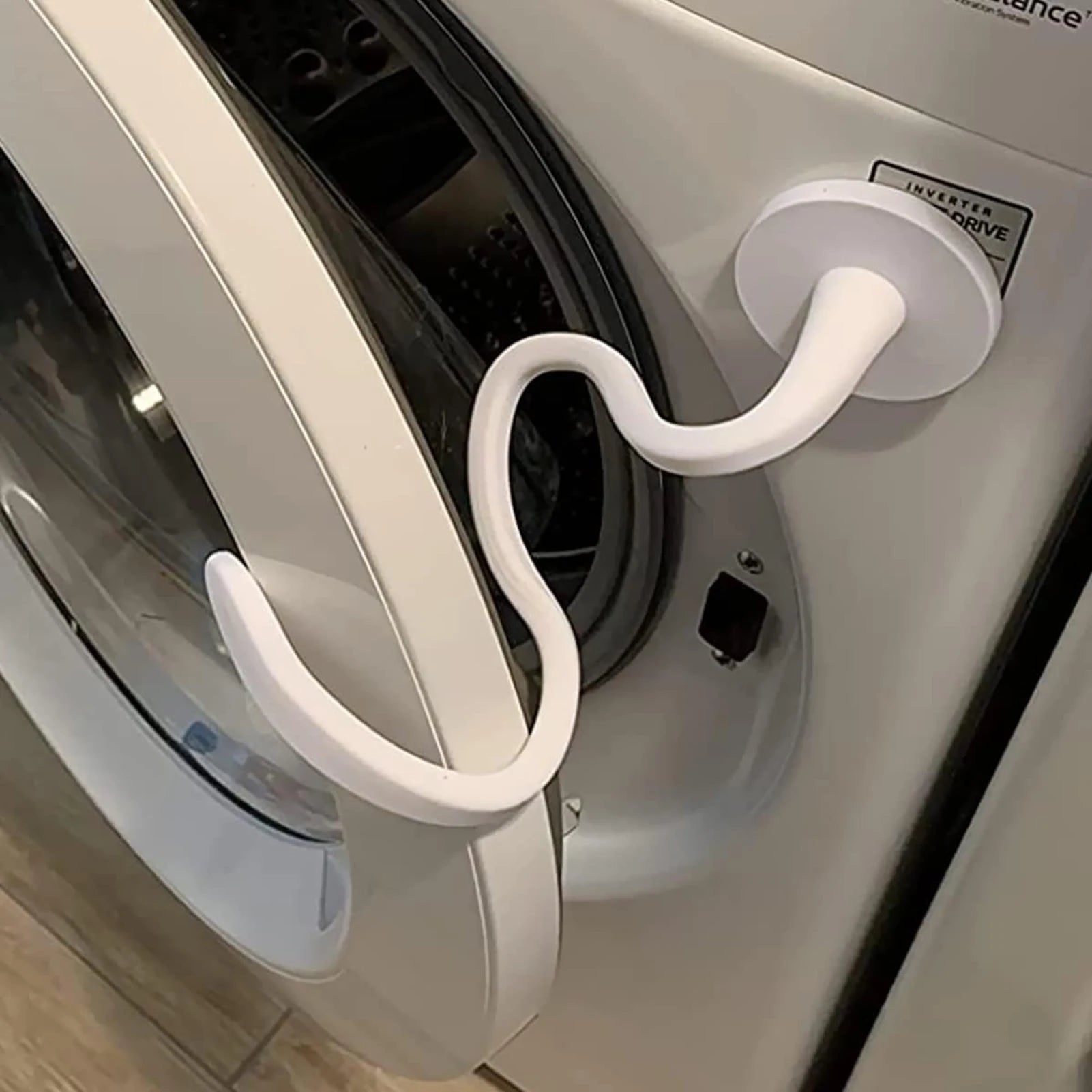 Support magnétique pour porte de lave-linge – aération et protection