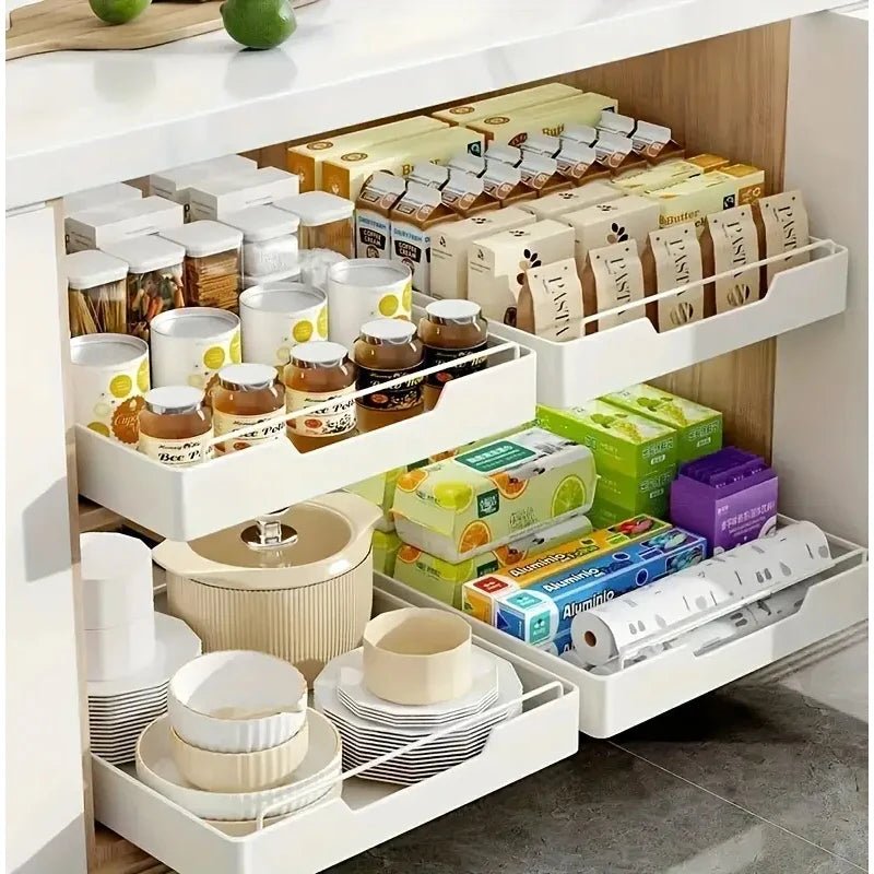 Tiroir de Rangement Coulissant pour Cuisine