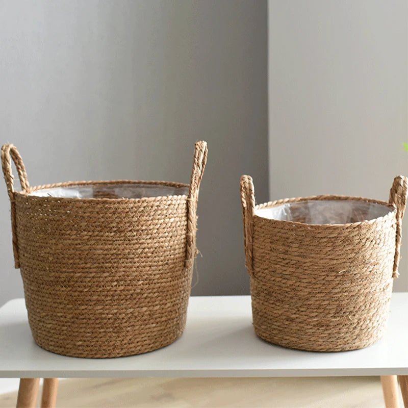 Panier en Paille Tressée - Maison Fantine