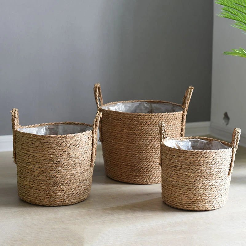 Panier en Paille Tressée - Maison Fantine