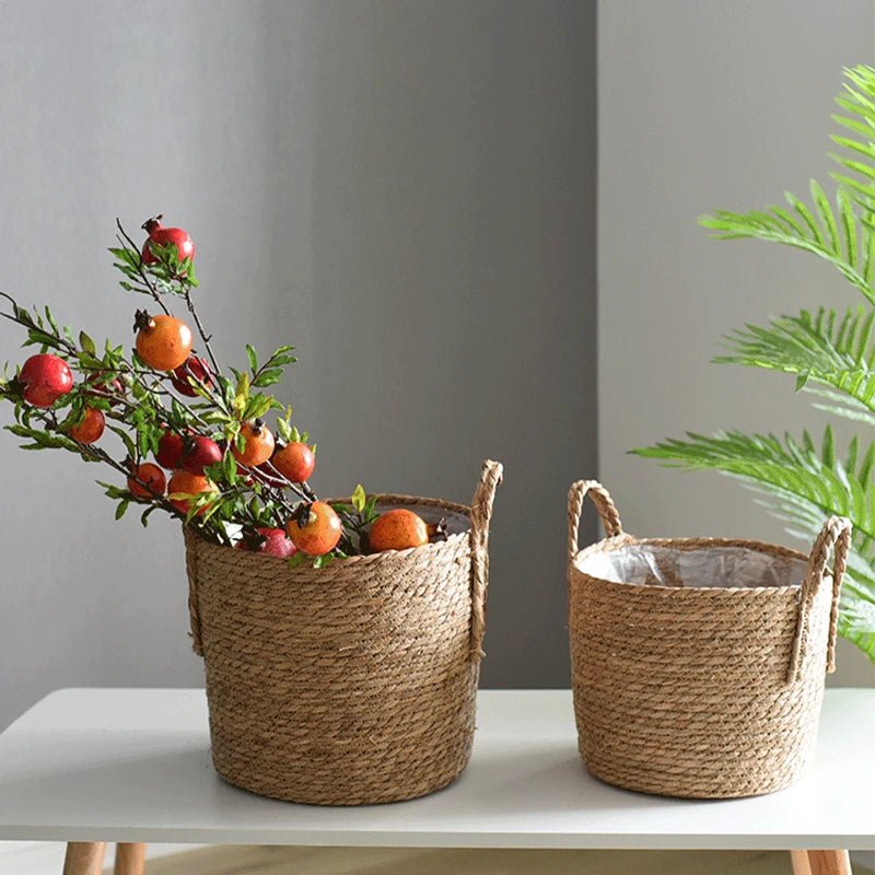 Panier en Paille Tressée - Maison Fantine