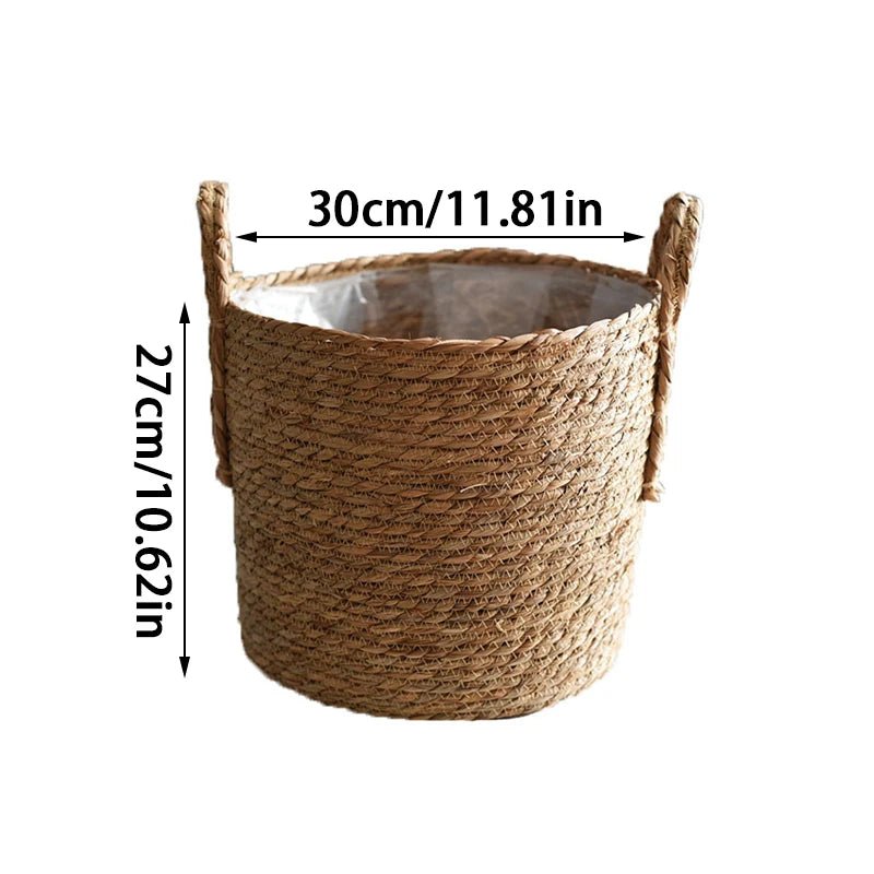 Panier en Paille Tressée - Maison Fantine