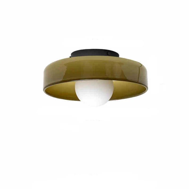 Plafonnier en Verre Style Art Déco – Couleurs Vintage - Maison Fantine